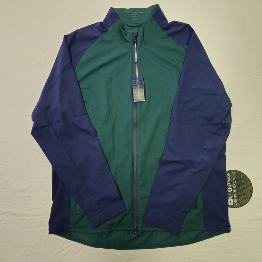 Holderness & Bourne Jacket Hyde DryLuxe Full Zip Golf Softshell Mens Size XLarge